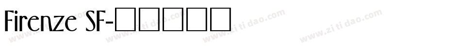 Firenze SF字体转换